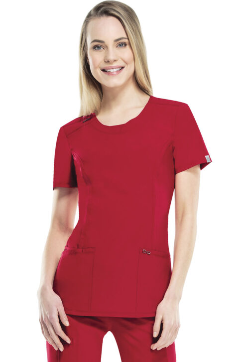 ROUND NECK TOP RED 2XL