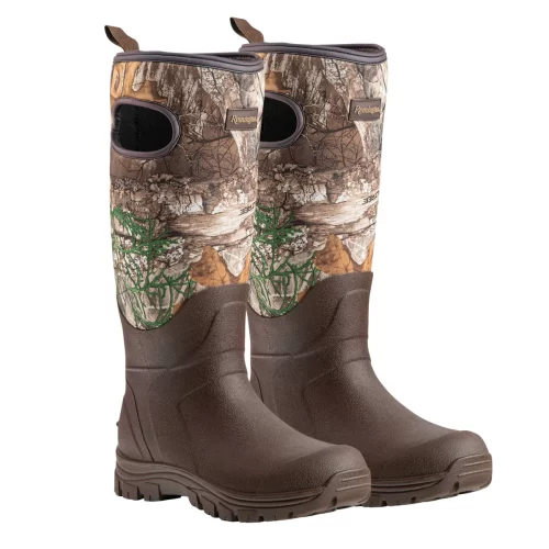 BASILISK MENS RUBBER CAMO/BROWN BOOT