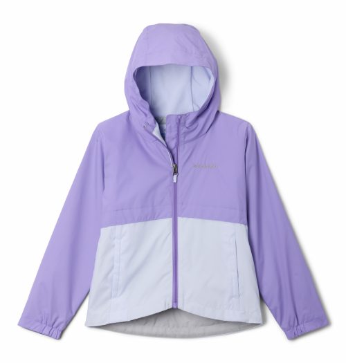 COLUMBIA RAIN-ZILLA II JACKET- PURPLE, SNOWDRIFT