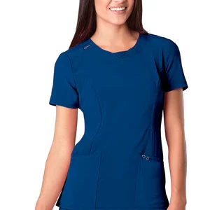 INFINITY ROUND NECK TOP ROYAL