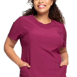INFINITY ROUND NECK TOP WINE