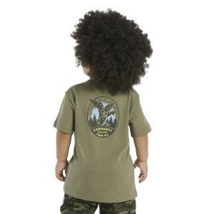 CARHARTT KIDS SHORT SLEEVE POCKET DUCK T-SHIRT/ DUSTY OLIVE
