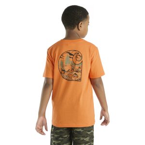 CARHARTT KIDS SHORT SLEEVE POCKET DEER T-SHIRT/ 16453 EXOTIC ORANGE CA1