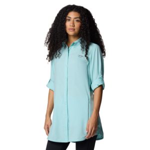 COLUMBIA WOMENS TAMIAMI LS TUNIC - SPRAY