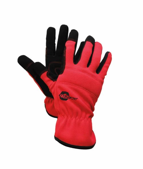 JACKFIELD MECHANIC GLOVE RED LG