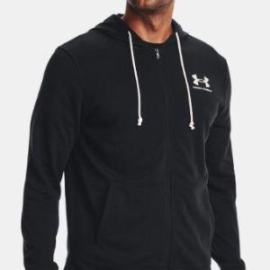 UA RIVAL TERRY LC FZ BLACK