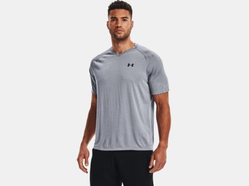 UA TECH 2.0 V-NECK GRAY