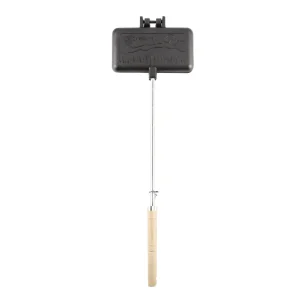 COGHLAN'S CAST IRON DOUBLE CAMP COOKER GRILLE-SANDWICHS DOUBLE