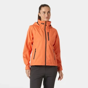 HH W CREW HOODED JACKET 2.0 CORAL