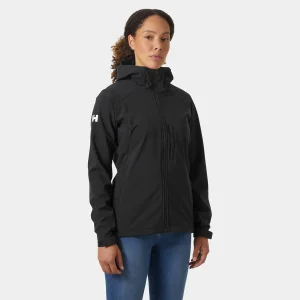 HH W PARAMOUNT HOOD SOFTSHELL JACKET BLACK