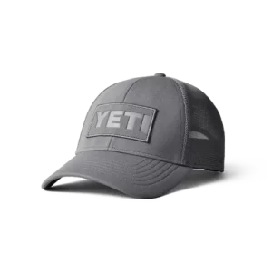 YETI GREY ON GREY TRUCKER HAT