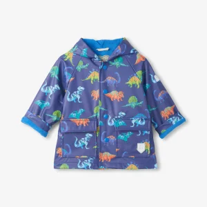 HATLEY DINO PARTY SNAP RAIN COAT