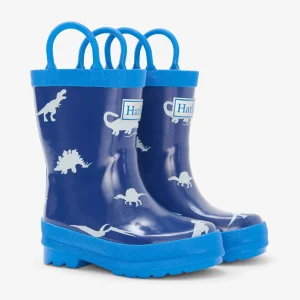 HATLEY LITTLE DINO RAIN BOOTS WITH HANDLES
