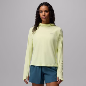 COLUMBIA STEALTH SPRING LS WOMEN'S HOODIE WHITE