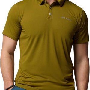 COLUMBIA TECH TRAIL UTILITY POLO, MOSSY GREEN