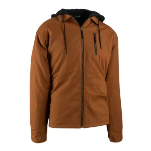 ALPER FOREMAN SHERPA LINED DUCK JACKET TAN