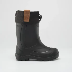KAMIK TUNDRA JR LINED RUBBER BOOTS -32C BLACK