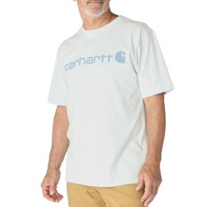 CARHARTT M DEARBORN LSE LOGO TSHIRT EARLY FOG