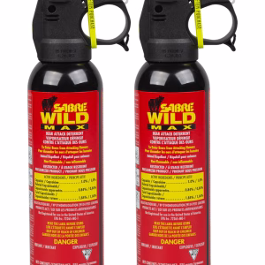 SABRE BEAR SPRAY TWIN PACK 225G WILD MAX