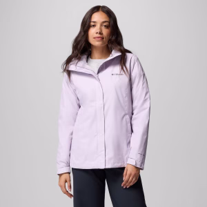 COLUMBIA ARCADIA II RAIN JACKET LAVENDER PEARL