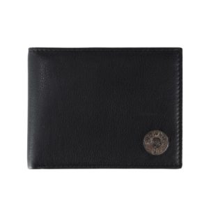 BROWNING SLUG BI-FOLD LEATHER WALLET BLACK