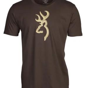 BROWNING EMBLEM,SS SHIRT BROWN
