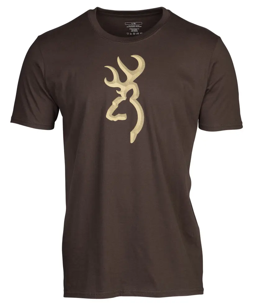 BROWNING EMBLEM,SS SHIRT BROWN