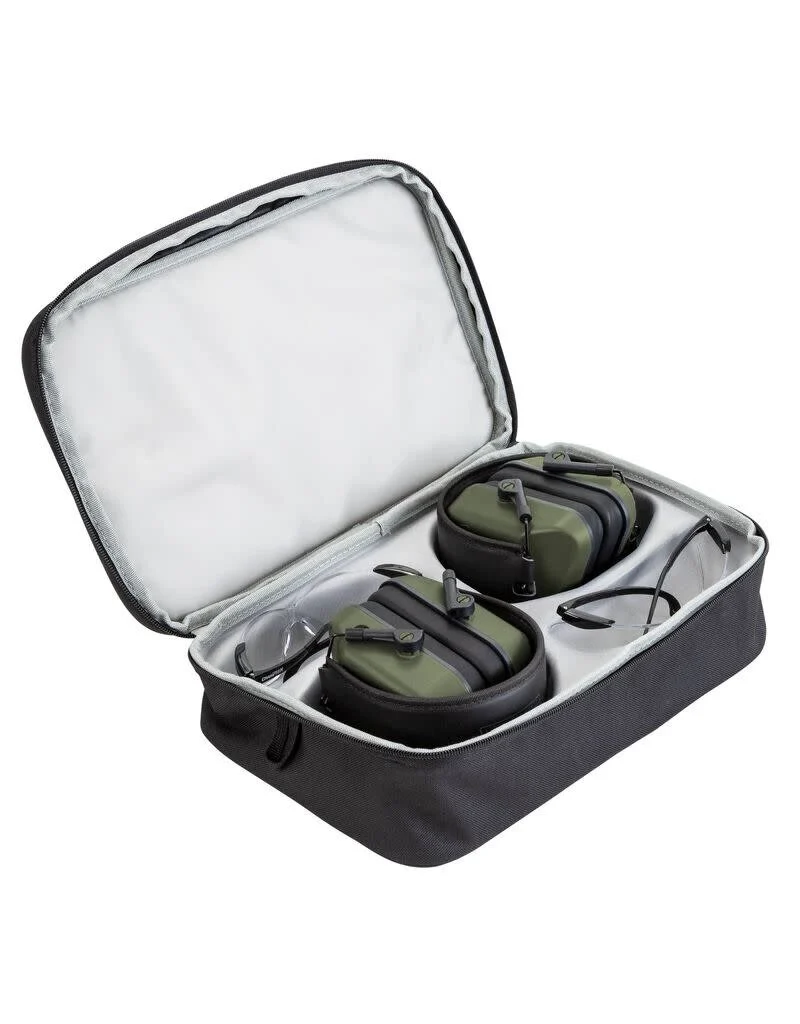 CHAMPION VANQUISH PASSIVE RANGE PACK, 2 MUFFS 2 GLASSES AND CASE