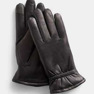 AUCLAIR LADIES DEMI BROWN LEATHER GLOVE