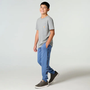 CARHARTT KIDS RE-ENGINEERED GARMENT DYE SWEATPANT MED GREEN