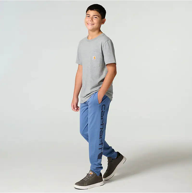 CARHARTT KIDS RE-ENGINEERED GARMENT DYE SWEATPANT MED GREEN