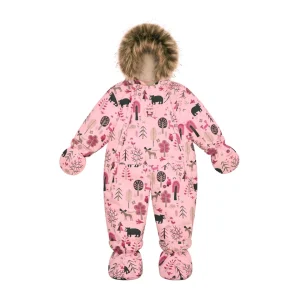 GUSTI BAMBI BABY 1PC SNOWSUIT ROSE