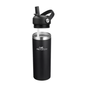 PRONATURE FLOW INSULATED 20 OZ BOTTLE BLACK